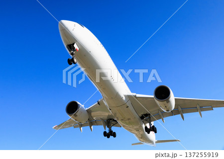 大阪国際空港(伊丹空港)の滑走路への航空機着陸 137255919