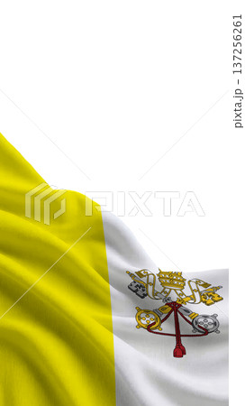 Celebrating independence day with the vatican citys flag majestically waving in the breeze Celebrating independence day with the vatican citys flag majestically waving in the breeze 137256261
