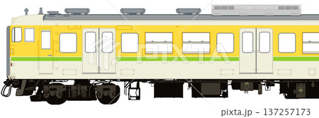 ドット絵の新潟地区115系電車（弥彦線色：晩年復刻仕様） 137257173