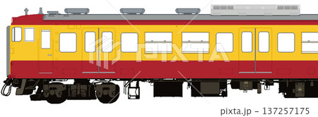 ドット絵の新潟地区115系電車（懐かしの新潟色） 137257175