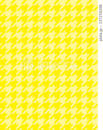 黄色の千鳥格子の背景 137258206