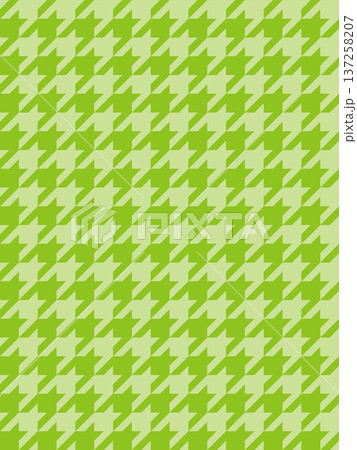 黄緑色の千鳥格子の背景 黄緑色の千鳥格子の背景 137258207