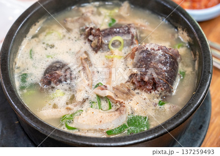 Traditional Korean Sundae Soup Bowl Traditional Korean Sundae Soup Bowl 137259493