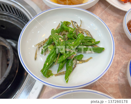 Spicy Stir Fried Anchovy Korean side dish Spicy Stir Fried Anchovy Korean side dish 137260178