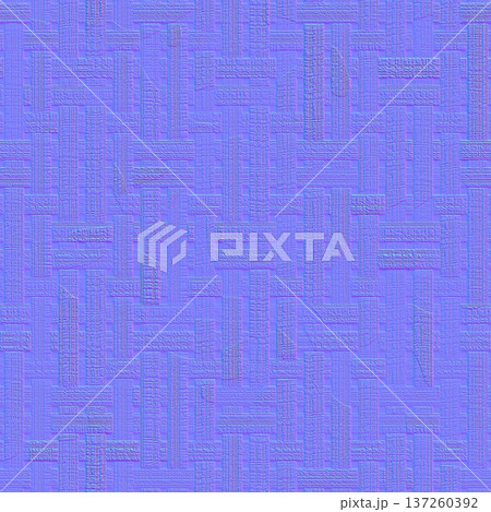 Weathered Wicker Basket Weave Normal Map 137260392