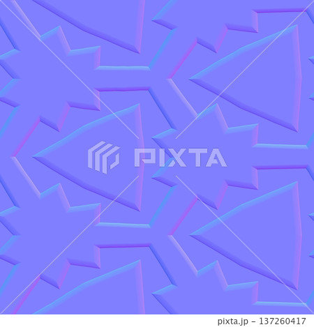Modern Triangle Star Pattern Normal Map Texture Modern Triangle Star Pattern Normal Map Texture 137260417