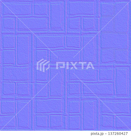 Rough Textured Stone Block Normal Mapのイラスト素材 [137260427] - PIXTA