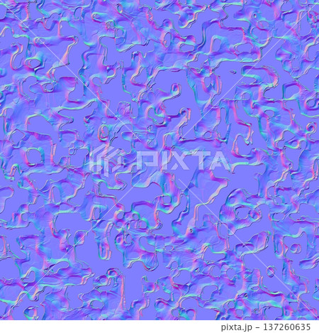 Textured Organic Cell Pattern Normal Map 137260635