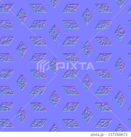 Geometric Rhombus Relief Normal Map Geometric Rhombus Relief Normal Map 137260672