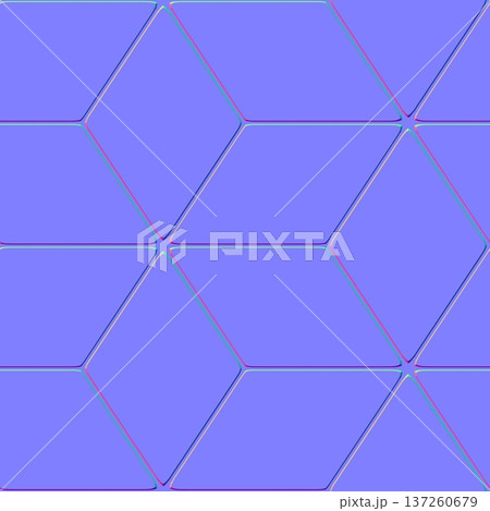 Minimalist Thin Line Diamond Normal Map 137260679