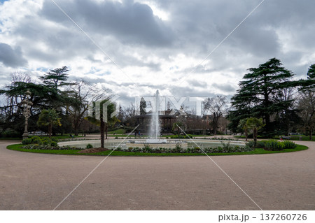 France, Toulouse, Grand Rond Garden Fountain France, Toulouse, Grand Rond Garden Fountain 137260726