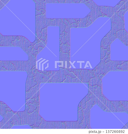 Hard Surface Panel on Rocky Texture Normal Map 137260892
