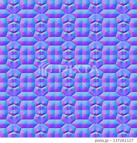 Faceted Geometric Crystal Tile Normal Map Faceted Geometric Crystal Tile Normal Map 137261127
