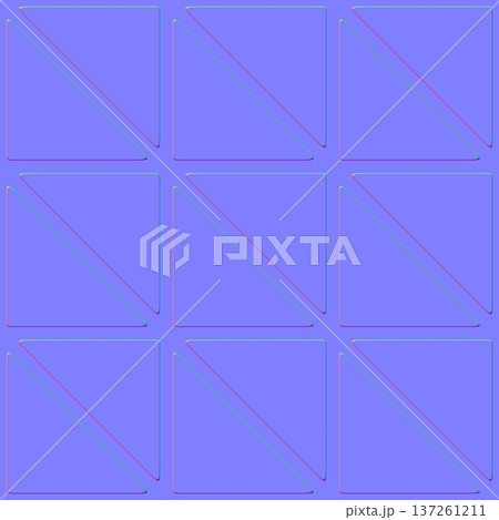 Outline Triangle Grid Pattern Normal Map Seamlessのイラスト素材 [137261211 ...