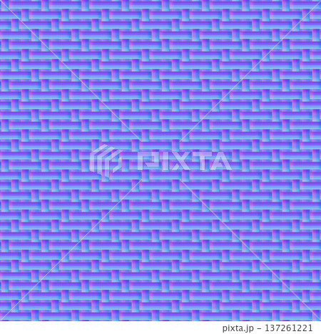 Textured Woven Grid Normal Mapのイラスト素材 [137261221] - PIXTA