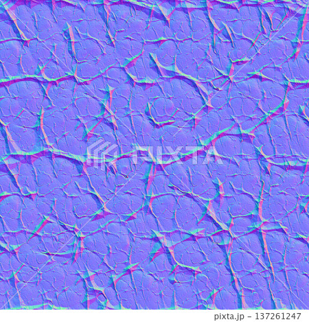 Dry Cracked Soil Organic Normal Map 137261247