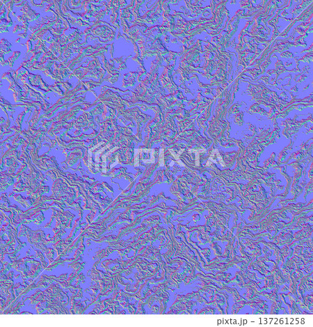Detailed Eroded Topographic Terrain Normal Map Detailed Eroded Topographic Terrain Normal Map 137261258