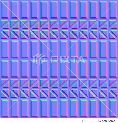 Geometric Sci-Fi Tech Panel Normal Map Geometric Sci-Fi Tech Panel Normal Map 137261262