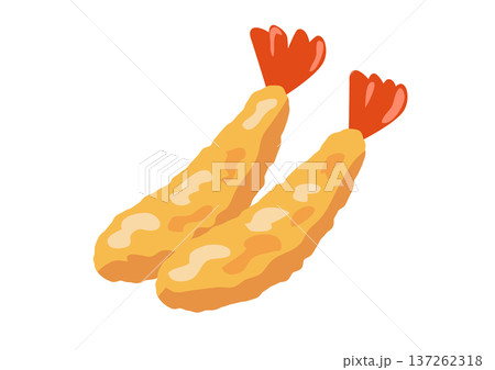 美味しそうなエビフライ 137262318