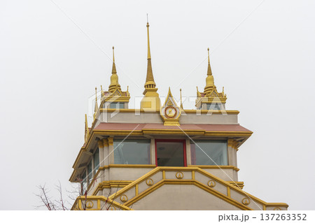 Thai-style Buddhist temple at White Horse Temple, old Buddhist temple in Luoyang in Henan province in China Thai-style Buddhist temple at White Horse Temple, old Buddhist temple in Luoyang in Henan province in China 137263352