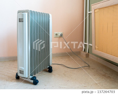 oil-filled electric heater and heating radiator 137264703