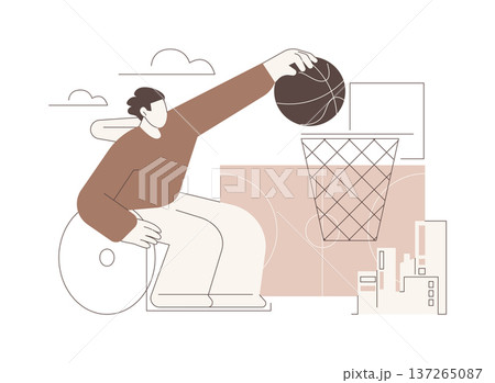 Training facility isolated cartoon vector illustrations. Training facility isolated cartoon vector illustrations. 137265087