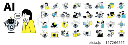 AIイラストセット 137266265