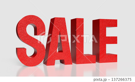Big Sale Promotion and Retail Discount Concept 3d render. Big Sale Promotion and Retail Discount Concept 3d render. 137266375