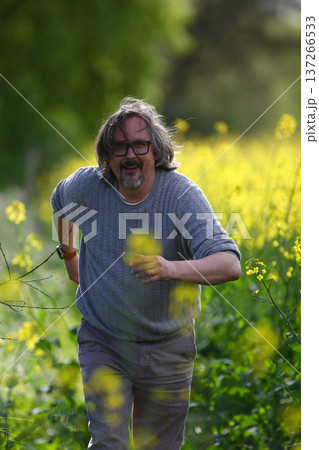 Portrait of Mature Man in Natural Setting Portrait of Mature Man in Natural Setting 137266533