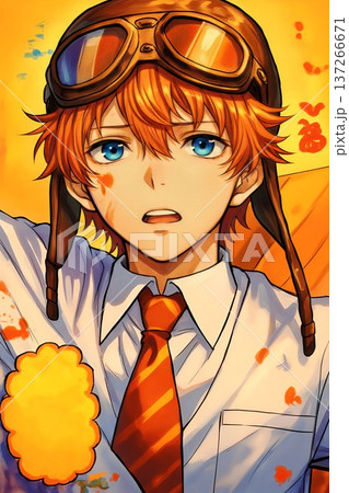 【暇人クエスト】退屈そうに虚空を見つめる少年のイラスト 137266671