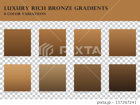 Luxury bronze gradient background set (8 color variations) 137267241