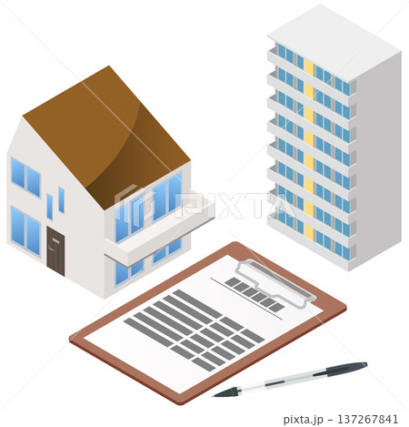 住宅と書類 住宅と書類 137267841