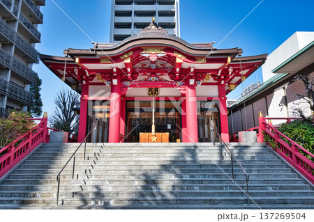 東京都　新宿区　成子天神社　本殿 137269504