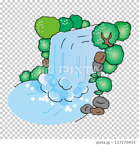 小水力発電の説明会に使える挿絵 137270433