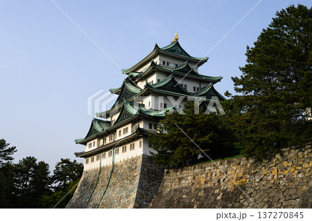 名古屋城の天守閣　日本の名城 137270845