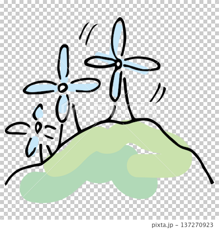 山頂風力發電廠 137270923