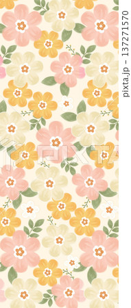 abstract pattern on the flower background 137271570
