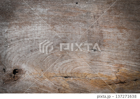 dirty brown old wood texture, timber plank background 137271638