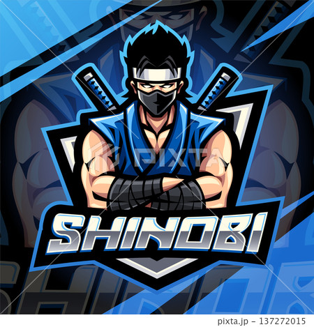 Shinobi esport mascot logo design Shinobi esport mascot logo design 137272015