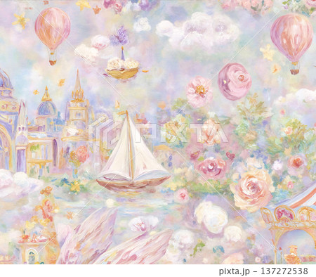 seamless pattern with sakura seamless pattern with sakura 137272538