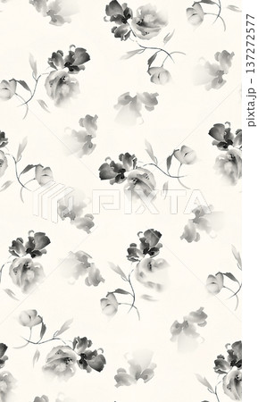 seamless pattern with sakura 137272577