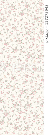 Delicate Pastel Floral Watercolor Wallpaper Designs With Soft Romantic Blooms And Gentle Botanical Patterns 137272948