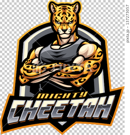 Mighty cheetah esport mascot logo design Mighty cheetah esport mascot logo design 137273057