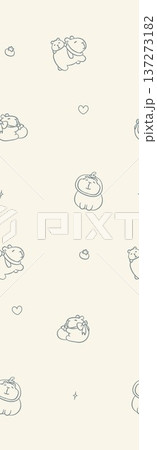 vintage style of tapestry flowers fabric pattern 137273182