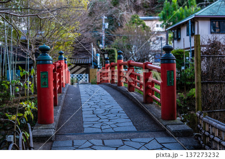 修善寺　楓橋（寄添い橋）【静岡県伊豆市】 137273232