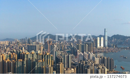 Sham Shui Po Skyline Stretches Across Dense Kowloon District Feb 16 2026 137274073