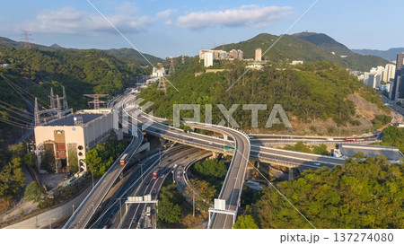 Castle Peak Road And Ching Cheung Road Highway Interchange Feb 16 2026 137274080