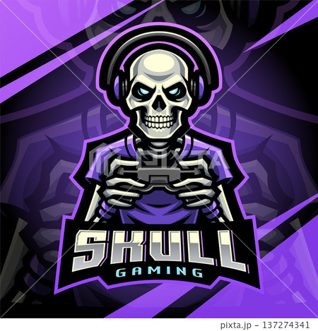 Skull gaming esport mascot logo design Skull gaming esport mascot logo design 137274341