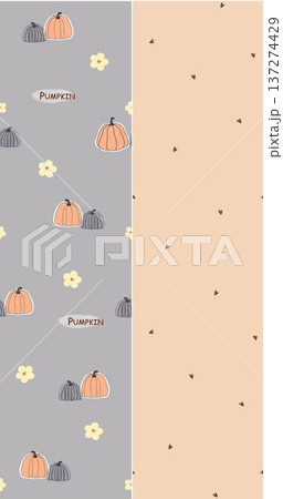 winter pattern with snowflakes 137274429