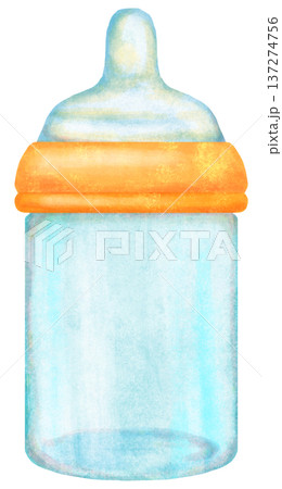 空の哺乳瓶のイラスト 空の哺乳瓶のイラスト 137274756